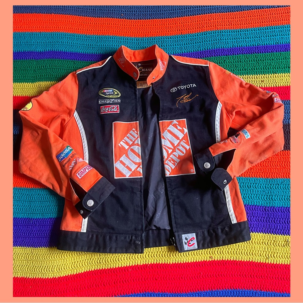 NASCAR (Autographed) Tony Stewart #20 Home Depot Racing Jacket